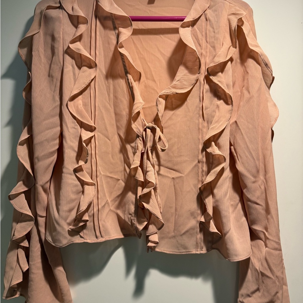 Maison d'Amelie Ruffled Blouse